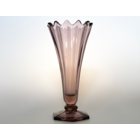 Ваза цветное стекло Неман редкий цвет 21cm