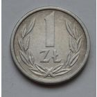 Польша, 1 злотый 1989 г. (Диаметр 16 мм.)
