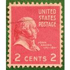 США 3 июня 1938. Второй президент США Джон Адамс