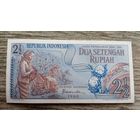 Werty71 Индонезия 2 1/2 рупии 1960 2,5 аUNC Банкнота не 1961