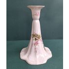 Подсвечник фарфор, роспись, Кузнецов, скол, трещина.