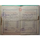 Свидетельство об окончании семилетней школы, 1953 г., Пинская обл., Лунинецкий р-н, ст. Лунин