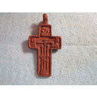 Нательный медный крестик.