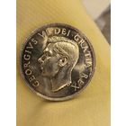 1 доллар 1949 Канада - Присоединение Ньюфаундленда - невероятно красивая! крупное серебро!