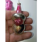 Ёлочная игрушка  - Гном. СССР  . Стекло .