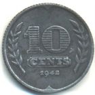 Нидерланды (германская оккупация). 10 центов 1942 г.