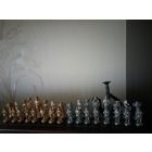 Шахматы металл ,очень красивые .