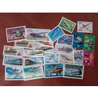 АВИАЦИЯ, ТЕХНИКА (24  чистые марки СССР)