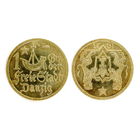 Монета 1 Гульден. 1923г. Данциг, серебро. Превосходная