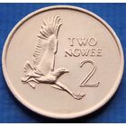 Замбия. 2 нгве 1983 год  KM#10a  "Боевой орёл"  Тираж: 60.000.000 шт