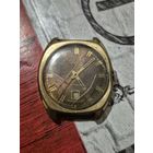 Часы слава. Позолота au10.