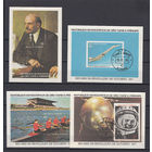 Космос. Спорт. Авиация. Ленин. Сан-Томе и Принсипе. 1977. 4 блока. Michel N бл9-12 (50,5 е)