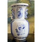 Ваза фарфор роспись китай 24см