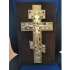 Крест напрестольный с эмалями.