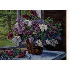 Открытка, почтовая карточка,  1952    Сирень у окна КОНЧАЛОВСКИЙ