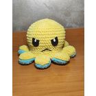 Осьминог перевёртыш Плюшевая вязаная мягкая игрушка амигуруми интерьер ручная работа handmade кукла