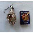 Елочная игрушка Ракушка.