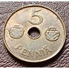 Финляндия 5 пенни, 1942    ( 1-1-2 )