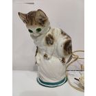 Все лоты с 1р.Редкий Германия Кот на шаре светильник Рабочий