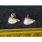 Пара серёжек серебро