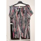 Красивая яркая блузка-туника на р-р 58-62