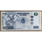 Конго (ДР) 500 франков 2020 г., P:96, надпечатка см. в описании