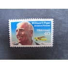 Марка США. Уильям Пайпер, пионер авиации (Mi:US 2135A)