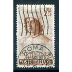 Италия (Республика) - 1957г. - Филиппо Липпи, итальянский живописец - 1 марка - полная серия, гашёная [Mi 995]. #1-It-2-B-2