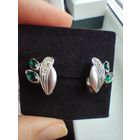 Старенькие серьги серебро