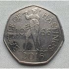 Великобритания 50 пенсов, 2016 950 лет Битве при Гастингсе 4-5-17