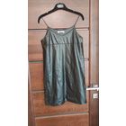 Сексуальное платье на 44 размер, искусственная кожа. Длина 85 см, ПОгруди 41,5 см. Платье подгоняла под себя, можно также подогнать под свою фигуру.