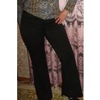 Брюки клёш в полоску 44