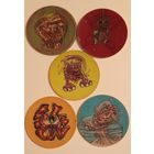 Фишки Chupa Caps #1, 16, 21, 28, 30