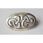 Серебряная брошь. Модерн. 3,7 г Старая Европа. Размер 2,6 см на 1,6 см