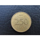 Ливан. 250 ливров, 1996. С 20 копеек. Распродажа коллекции. Смотрите другие лоты.