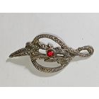 Брошь - заколка  . Распродажа винтажный бижутерии с рубля !