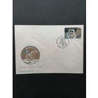 Польша 1989 КПД с маркой "20 лет первой пилотируемой посадке на Луну" (спецгашение) Mi.3206 I А каталог 1.00 евро