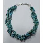 Ожерелье из камня "Бюриза" 80-90-е годы. Длина 44 см.
