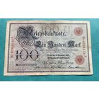 Германия 100 марок 1905 год / номер красный