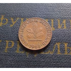 1 пфенниг 1966 (G) Германия ФРГ #01