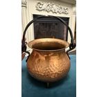 Винтажный медный котелок на ножках / кашпо. Лот 8