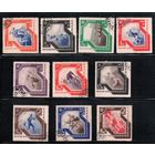 СССР-1935, (Заг.406-415),  гаш., Спорт, Спартакиада(полная серия)