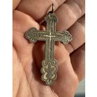 Крест Серебрянный с Эмалями Царская проба. 84