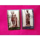 ГДР. Статуи. ( 2 марки ) 1983 года. ( 1-8 ).