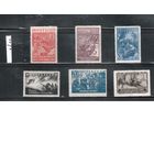 СССР-1942 (Заг.737-743)   ** (1 м - * ) , Война, 6 марок