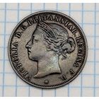 С 1 РУБЛЯ! МОНЕТА 1/12 ШИЛЛИНГА КОРОЛЕВА ВИКТОРИЯ ОСТРОВ ДЖЕРСИ БРОНЗА 1888
