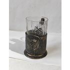 Подстаканник СССР, спутник со стаканом.