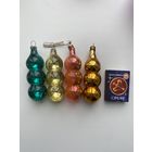 Лот елочных игрушек.