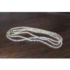 Бусы Чешские, из СССР, 3 нити, двойная длина 23 см., застежка в рабочем состоянии.