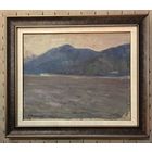 Крохалев П.С (Крохолев) Пейзаж. Холст, масло. Размер 36,5х47 см. С рамой 52х60 см.